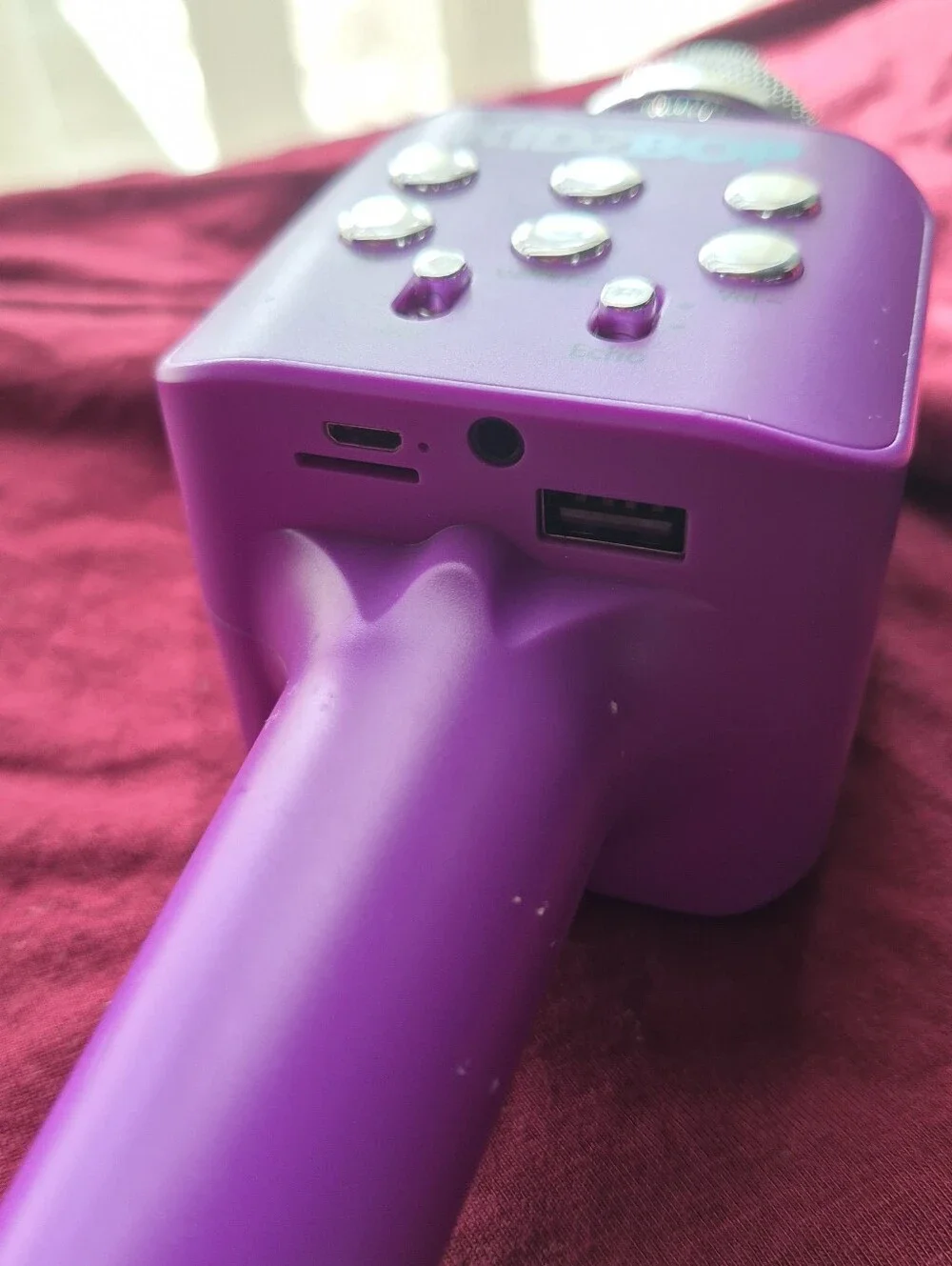 Kidz Bop Bluetooth Karaoke Microphone Purple Move2Play Like NEW